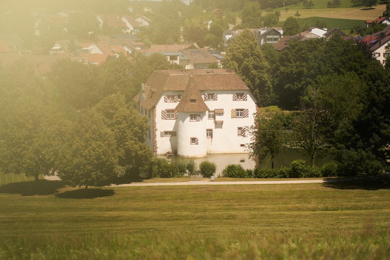 Gaestehaus Am Wasserschloss & Restaurant Wasserschloss Inzlingen Bagian luar foto